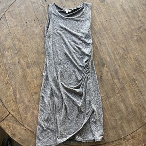 Grey midi dress